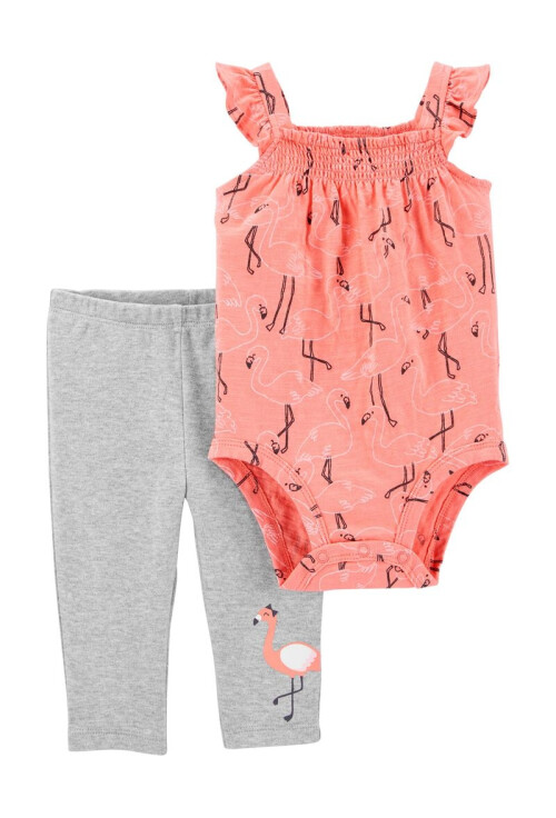 Carter's 2 db-os Flamingo nadrág és body