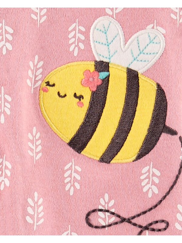 Megforditható cipzáros pizsama Méh