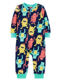 Carter's fleece szörnyeteg mintás pizsama